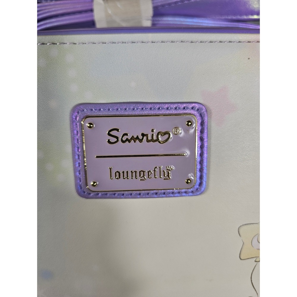 Loungefly Sanrio Little Twin Stars Carnival Crossbody Bag Purple SANTB1697 NEW - Picture 3 of 8